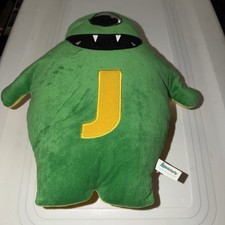 Alphabeasts Alphabet Letter Plush Monster Learning ABCs Pillow Jj