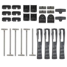 For Hard/Soft Folding Tonneau Cover Rear Clamps 4Pcs Universal Replace Parts