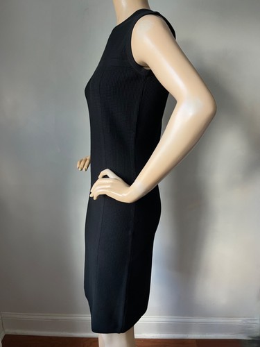 NWT St John Knit Dress Suit Size 6 S Black Pique knit - Picture 18 of 18