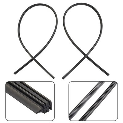 2X Auto Accessories 26 6mm Car Silicone Windshield Frameless Wiper Blade Refill