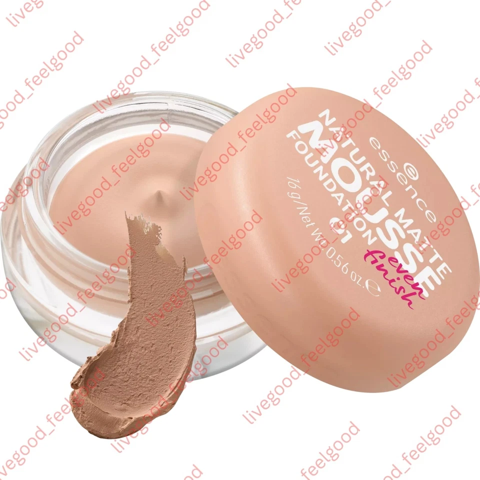 Essence Natural Matte Mousse Foundation Make Up Smooth Even Finish Natural Look - Image 4 of 4