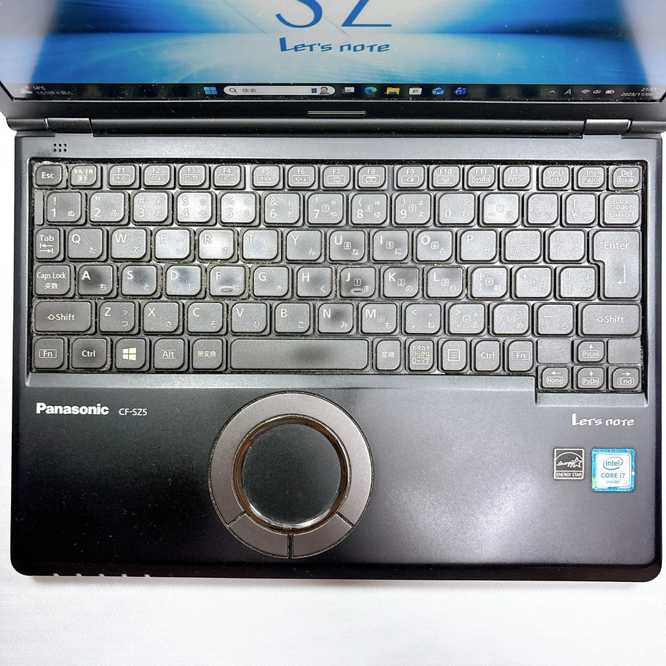 Panasonic Let's note CF-SZ5 Black Core I7 8GB RAM 256GB SSD DVD 12.1 Japan #826 - Image 4 of 4