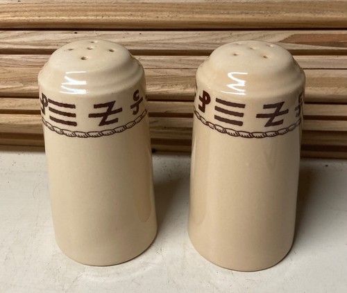Vintage Wallace China WESTWARD HO Till Goodan Salt & Pepper Shakers Rodeo - Picture 2 of 6