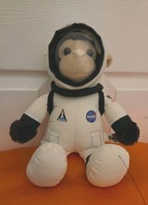 NASA Kennedy Space Center FL 12" Plush Monkey Astronaut Rocket Hemet Stuffed