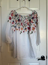Kindred Women's Embroidered Blouse Size 2X
