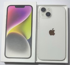 iPhone 14 128GB White Unlocked | 85% Battery | Cracked Screen | Fully Working