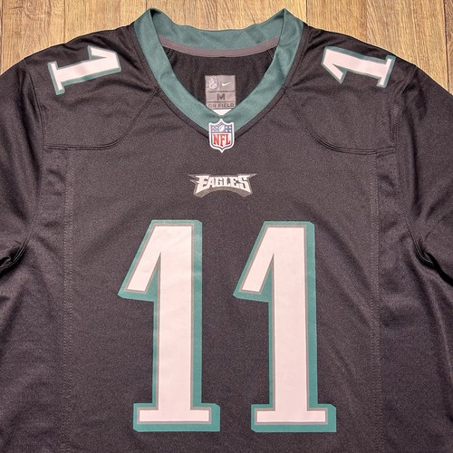 New Philadelphia Eagles #11 A.J. Brown Nike NFL Football Game Jersey Mens M $130 - Picture 3 of 13