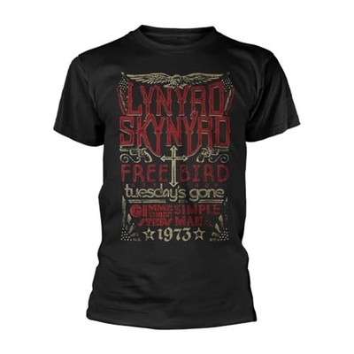 LYNYRD SKYNYRD - FREE BIRD 1973 - T-Shirt - Größe S - H66z