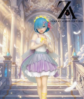 Rem Fairy Angel Re: Zero Collectible Kawaii Anime Figure Model PVC 7'' [No Box]