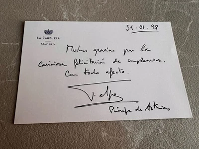 König Felipe IV von Spanien - Drucksignierte Autogrammkarte - Staatsoberhaupt - Bild 1 von 2