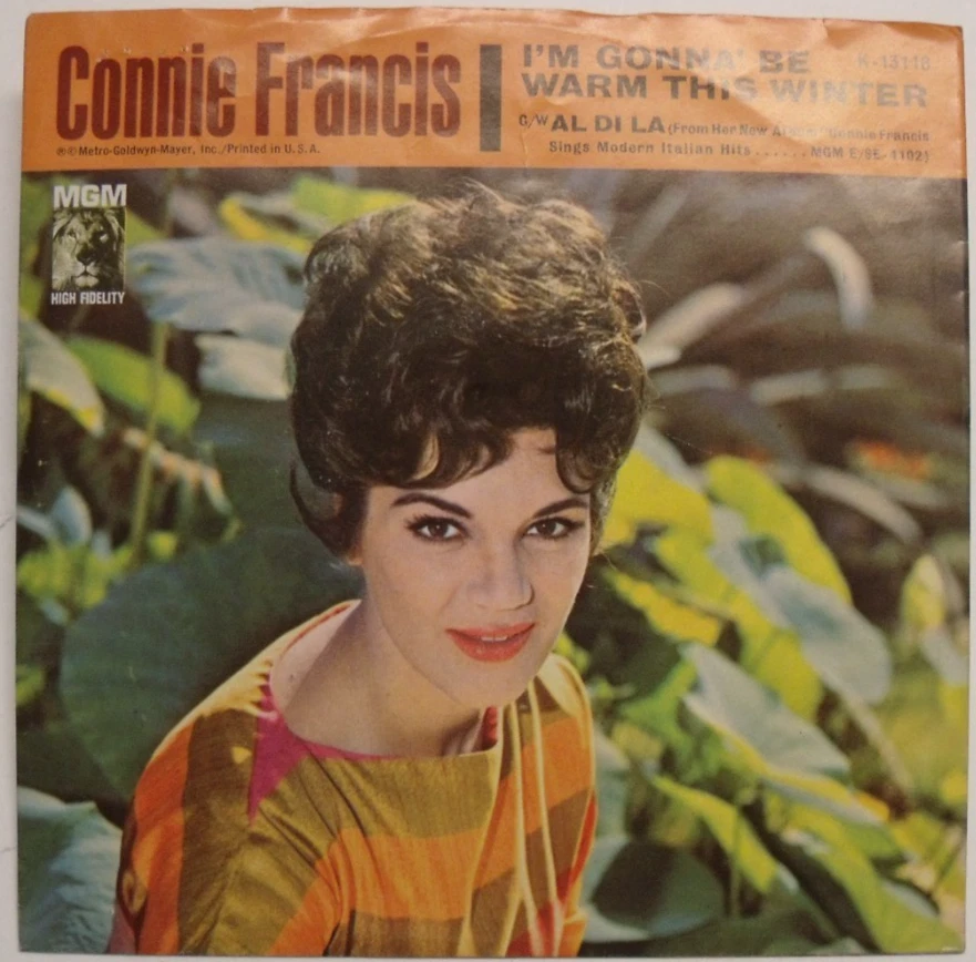 Connie Francis - I'm Gonna' Be Warm This Winter - 1962 NM 45 & Picture Sleeve - Image 2 of 4