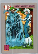 Ice 1991 DC Comics Earth's Mightiest Heroes #58 Impel Series 1 Comic Card
