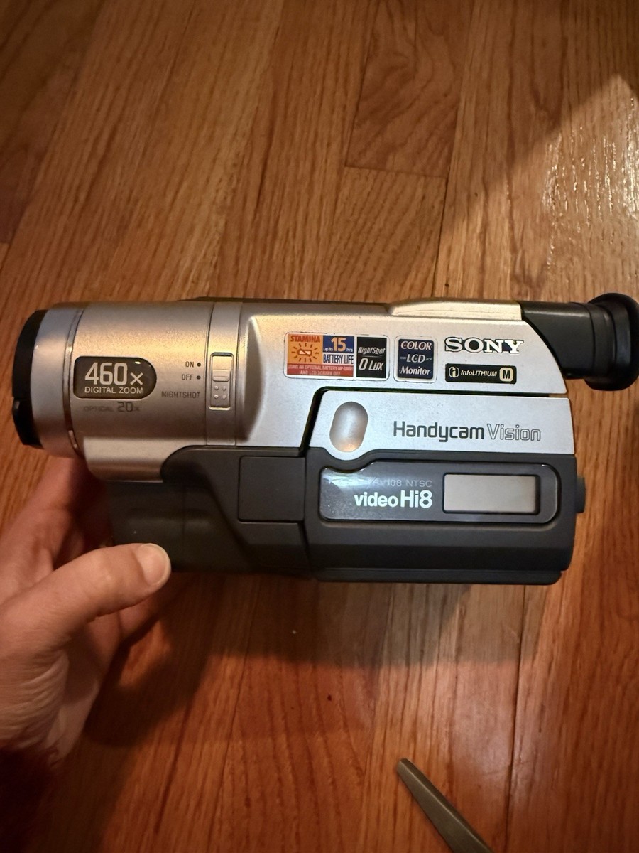 Sony Handycam Vision CCD-TRV108 Hi8 Video Camcorder Silver | eBay