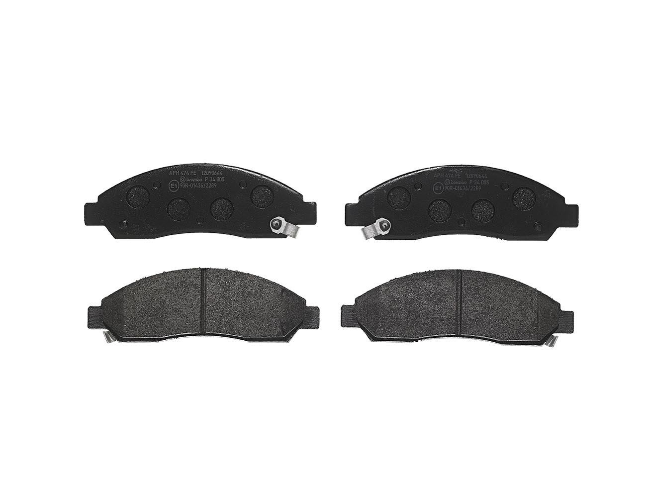 Für BREMBO P 34 005 Brake Pad Set, Disc Brake - Bild 5