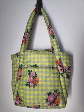 Baggu Puffy Mini Tote Laura Ashley Crosby Gingham NWT