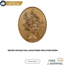 Decor Vintage Wall Sculptures For Living Room