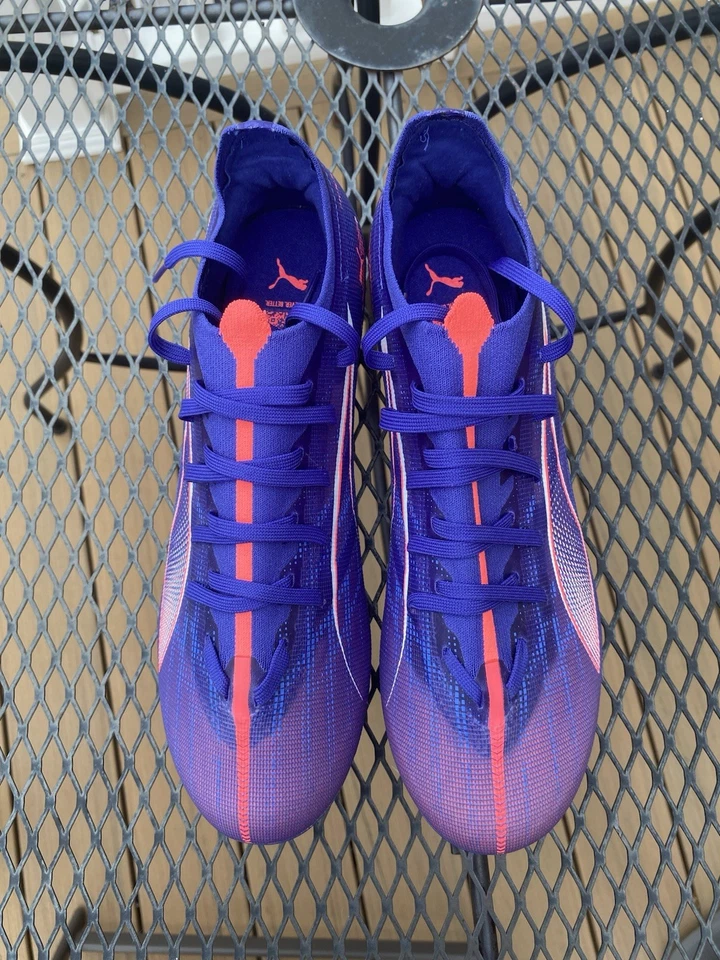 Puma Ultra 5 Match FG/AG Lapis Lazuli Sunset Glow Soccer Cleat 107687-01 Sz 8.5 — 第 3/4 张图片