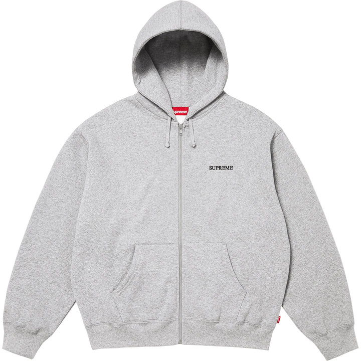 Supreme IDGAF Zip Up Hooded Sweatshirt 4colors FW25 | eBay