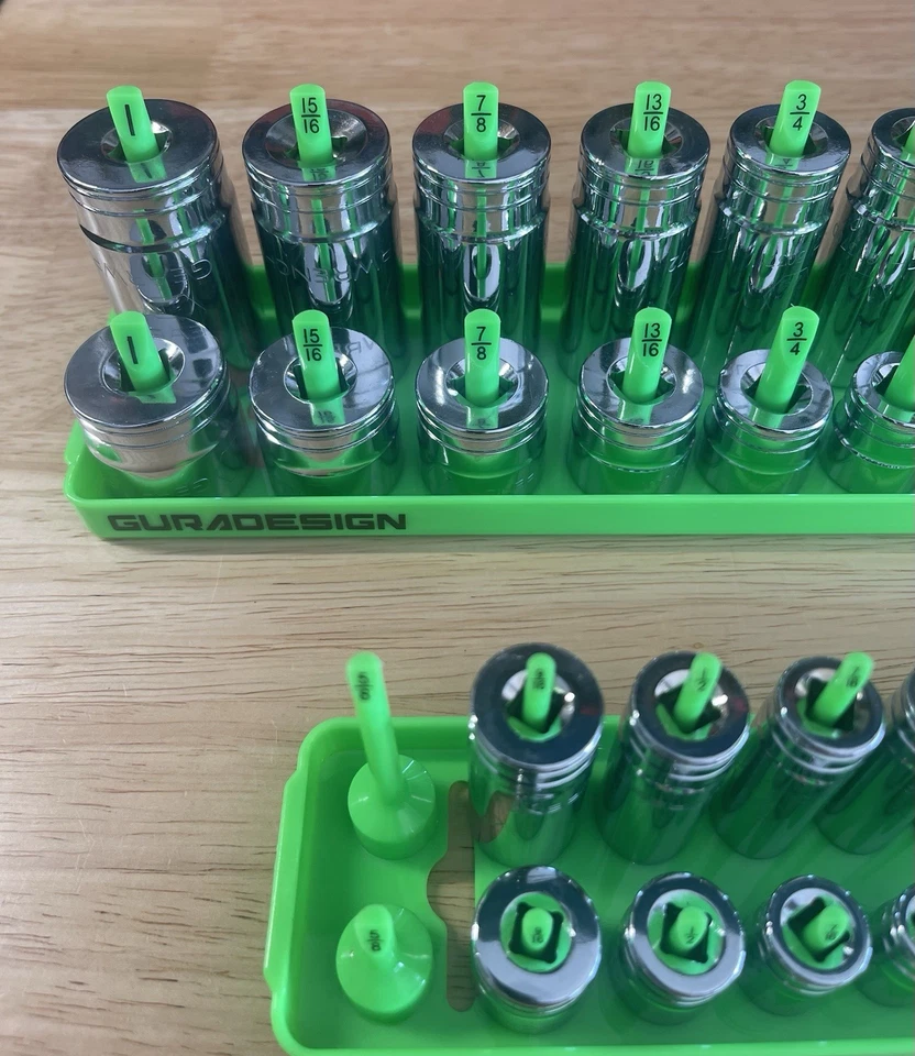 GearWrench 3/8" & 1/4” Dr SAE 6pt Shallow Deep Sockets 80303 80305 80553 80555 - Image 4 of 4