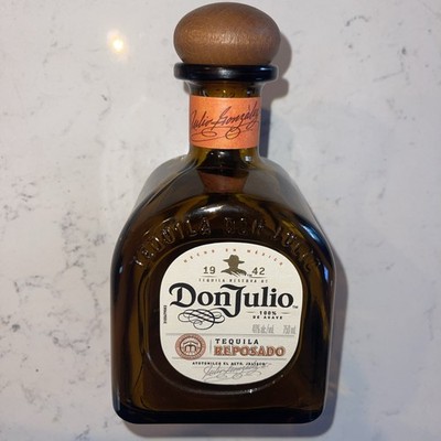 Don Julio 1942 Reposado Tequila Empty Bottle Unrinsed