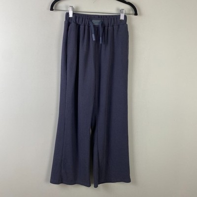 Comfrt Girls Waffle Knit Wide Leg Lounge Pants Kids Size XL Blue