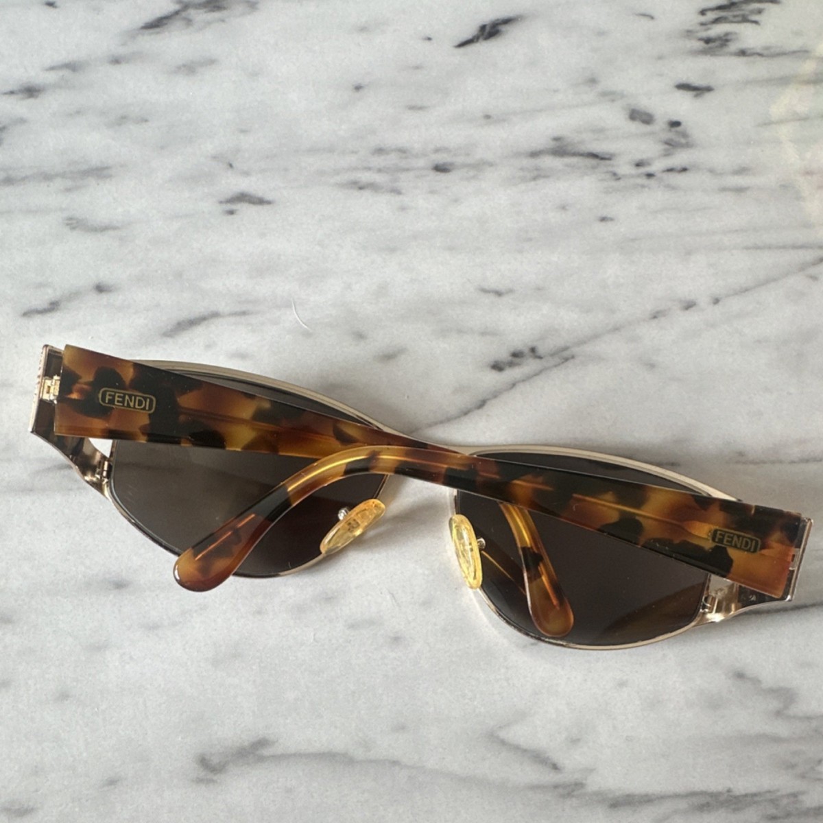 Vintage Tortoise Fendi sunglasses Vintage Fendi FS 143 TORTOISE Sunglasses – RSTKD Vintage main image 4