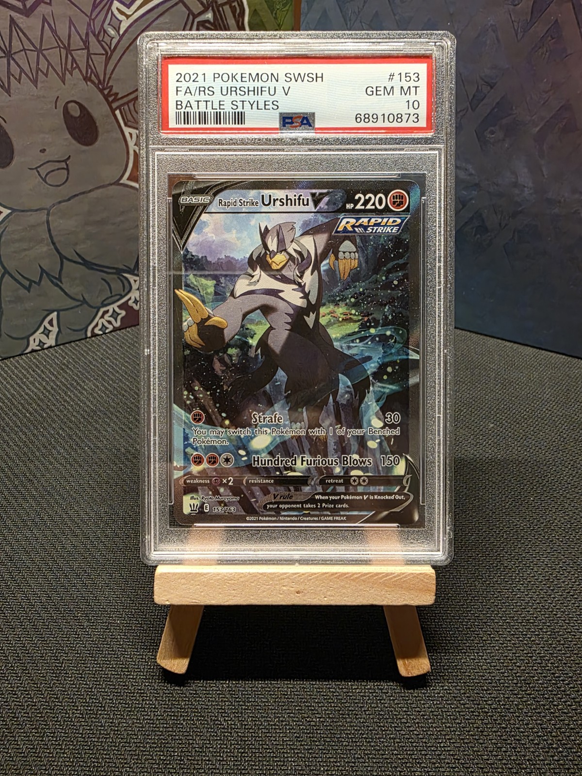 Battle Styles - Rapid Strike Urshifu V 153/163  Pokemon Alt Art - PSA 10