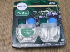 Febreze Plug WHITE PINE JUNIPER Scented Oil Refill 2 ct Limited Edition