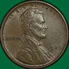 1909-VDB Lincoln Wheat Cent Choice Almost Uncirculated AU+/UNC Coin #40478