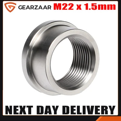 GEARZAAR NOX Sensor Lambda Boss Repair Exhaust Nut M22 x 1.5mm 304 Stainless Steel UK