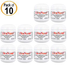 10 X 60g Ultra Numb Skin Numbing Cream Tattooing Waxing Piercing Laser Painless
