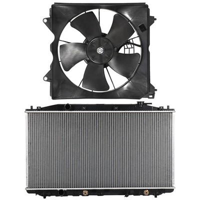 Electric Radiator Cooling Fan Kit For 2008 2009-2012 Honda Accord 2.4L 2354CC