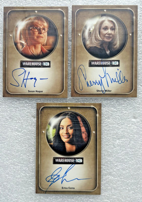 Warehouse 13 Scifihobby Autokarten - Erica Cerra, Sherry Miller & Susan Hogan