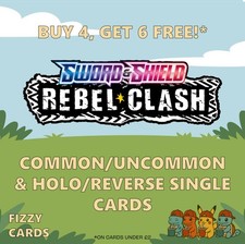 Pokemon Rebel Clash Common, Uncommon, Holo & Reverse Holo Einzeln