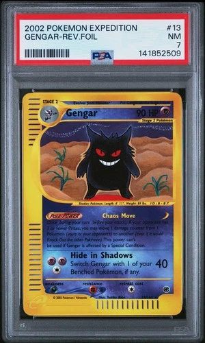 GENGAR - EXPEDITION - #13 PSA 7