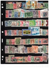 BRITISH COMMONWEALTH COLLECTION** OVER 210 2 PAGES  cat $90.++  LOT 303-51b