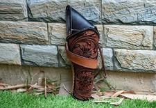Western Right Holster Cross Draw FITS Colt SAA Uberti Cattleman EMF Pietta 1873