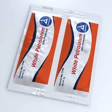 Dynarex 1140 White Petrolatum, 5g Foil Packet (Box of 144 Each)