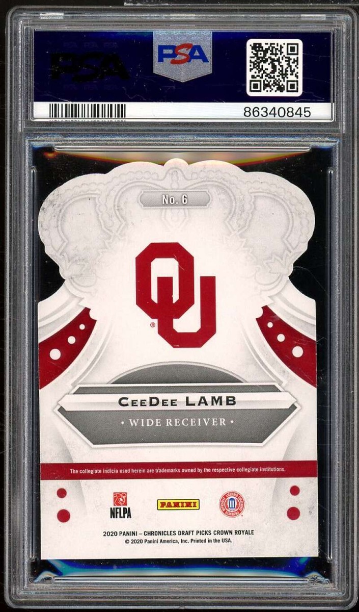 CeeDee Lamb Rookie Card 2020 Panini Chronicles DP Crown