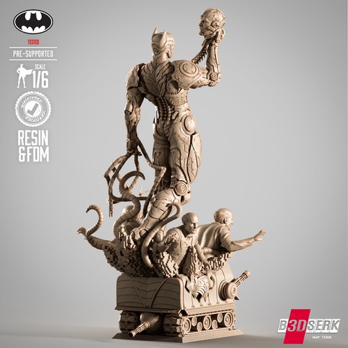 3D Printed 16K DC COMICS B3DSERK - Murder Machine Sculpture Fan Made 1/6 scale - 第 2/24 張圖片