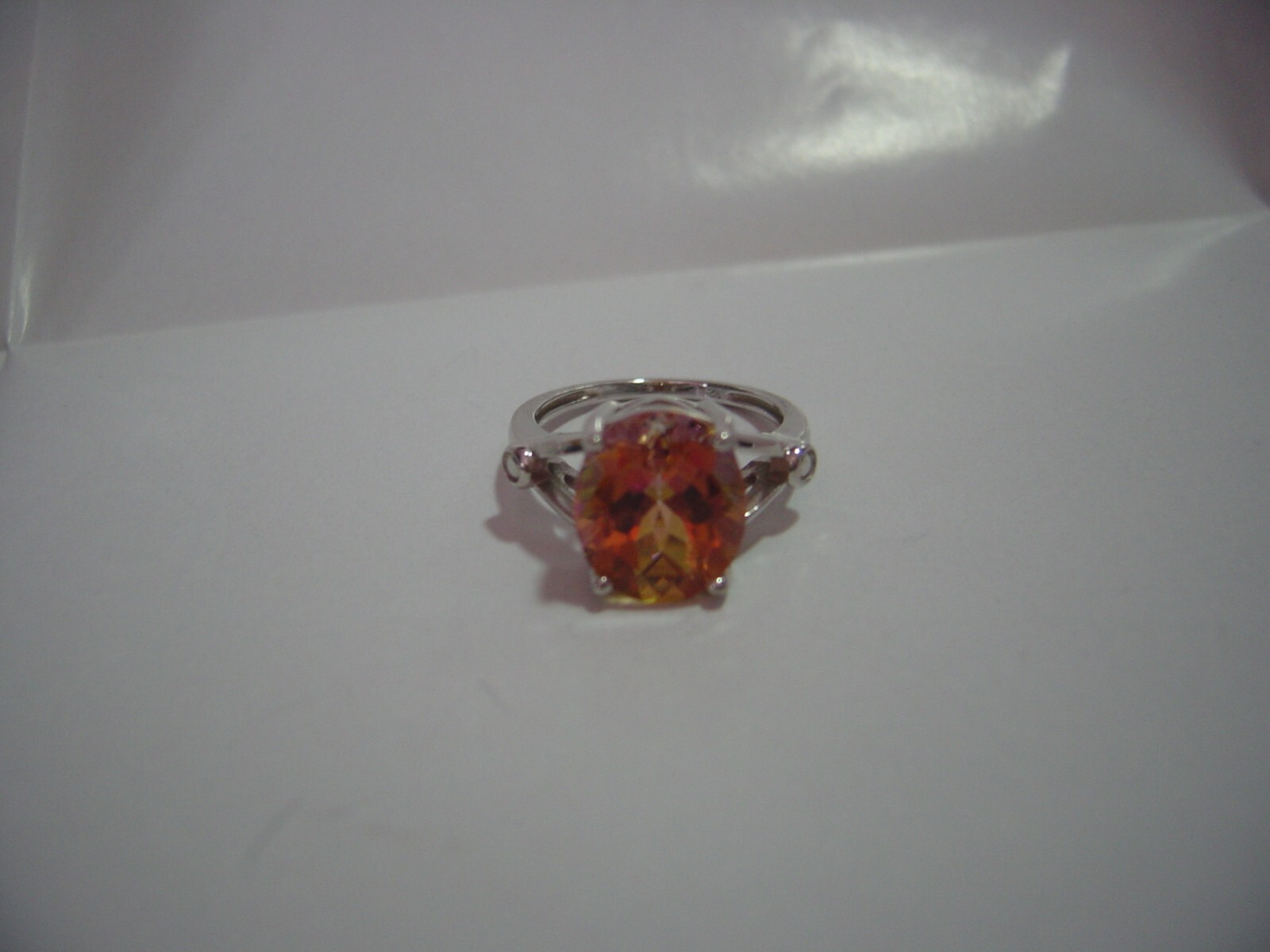 fabulous Solid Silver Ring-really superb mystic q… - image 5