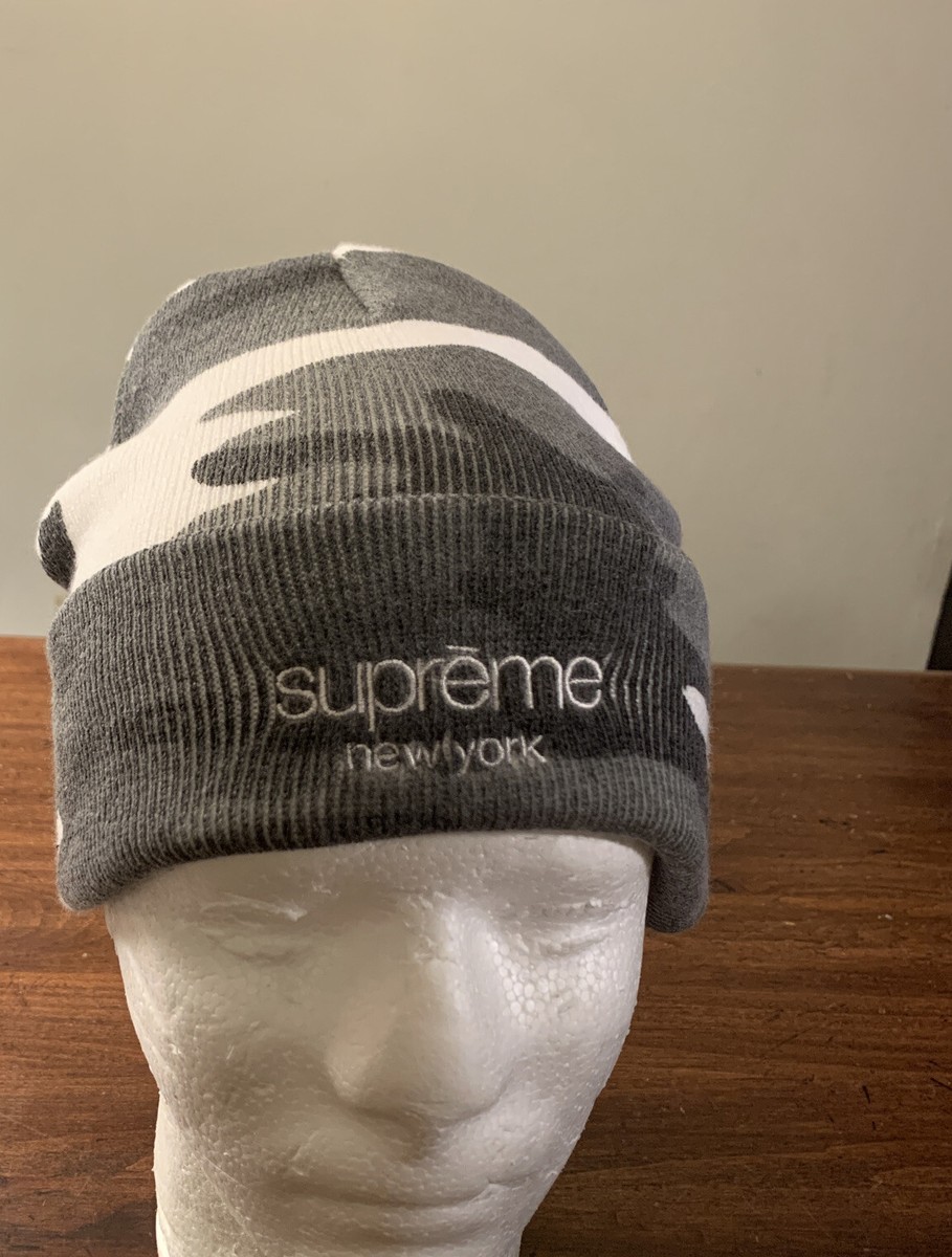 SUPREME RADAR BEANIE/ SNOW CAMO OS/ FW20 BRAND NEW (IN HAND