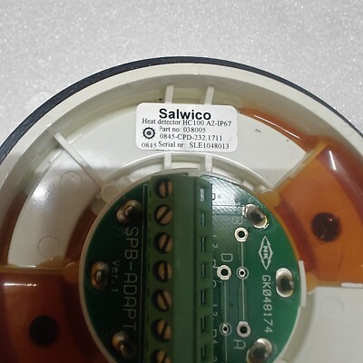 Détecteur De Chaleur Consilium Salwico HC 100 A2-IP67 - Neuf (sans Emballage D'origine)