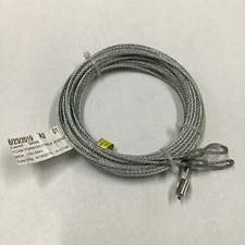 10’ High Low Headroom Torsion Cables 5/32” x 284.5” Pair Garage Door Cables LHR