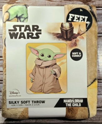 Star Wars Baby Yoda Sun Child Silky Soft Throw Blanket