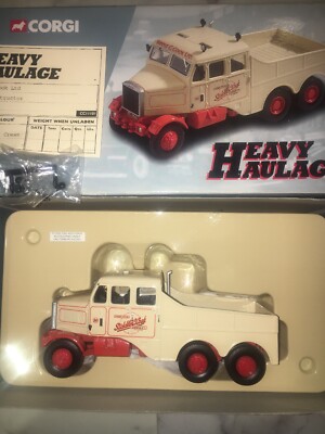 Corgi CC11101 Scammell constructor Siddle C. Cooke Ltd Ed No of 5000 Made