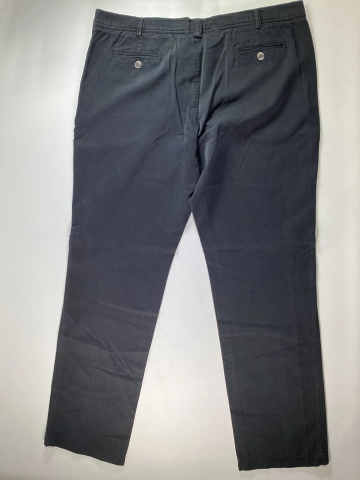 Мужские брюки Martin Gordon из черной хлопковой смеси 40x33 НОВЫЕ - Изображение 2 из 4