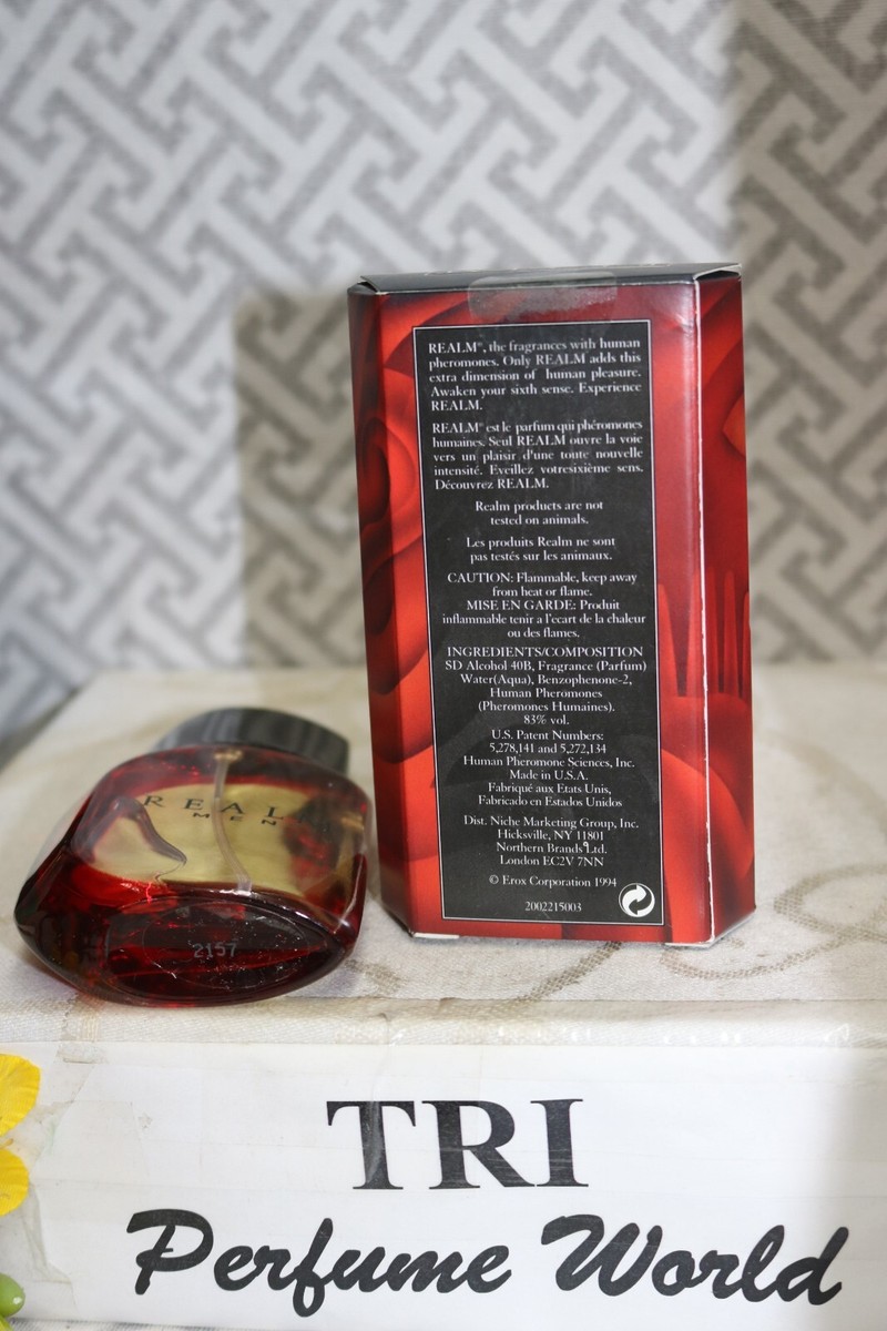 Realm Men by Erox Contains Human Pheromones Cologne Spray 1.7 fl