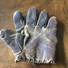 Vintage 30  s Baseball Mitt X-AC NO. 700 No Web Separate Fingers