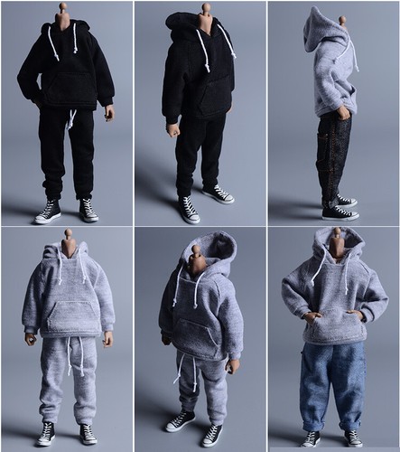 Lot De Vêtements Pour Figurine 1/12: Manteau, Pantalon, Gilet Pour Homme Soldat / WWE